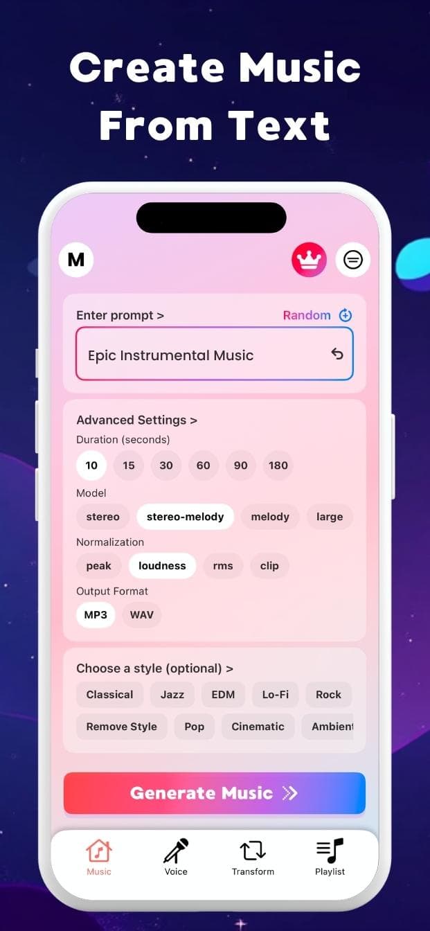 Beatbot AI Music Generator app screenshot 4